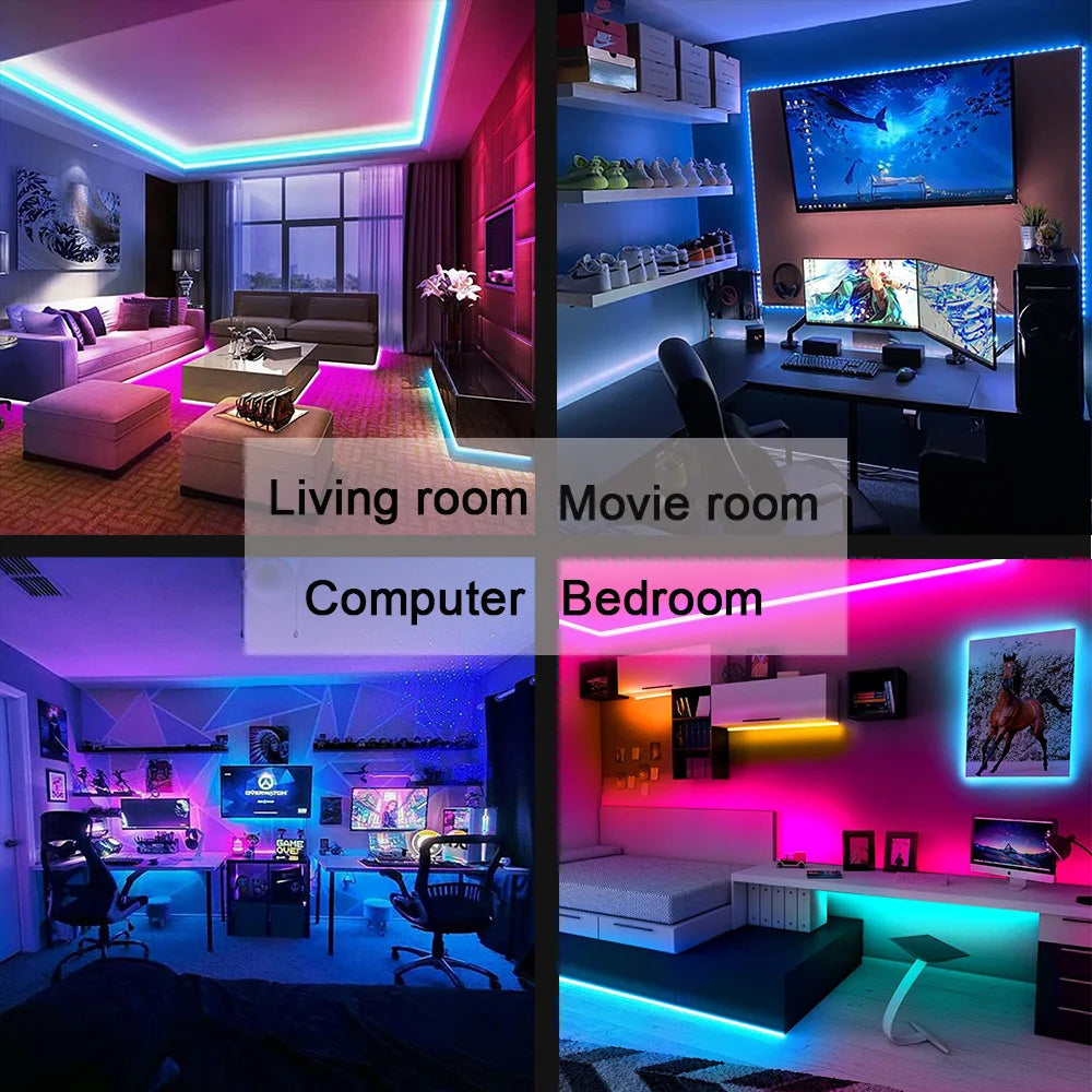 USB LED RGB Flexible Bluetooth - Nova Prices