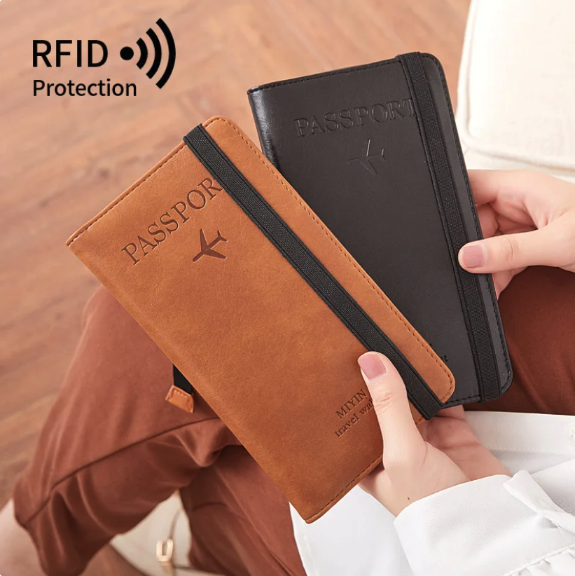 Secure Travels Leather Passport Case - Nova Prices