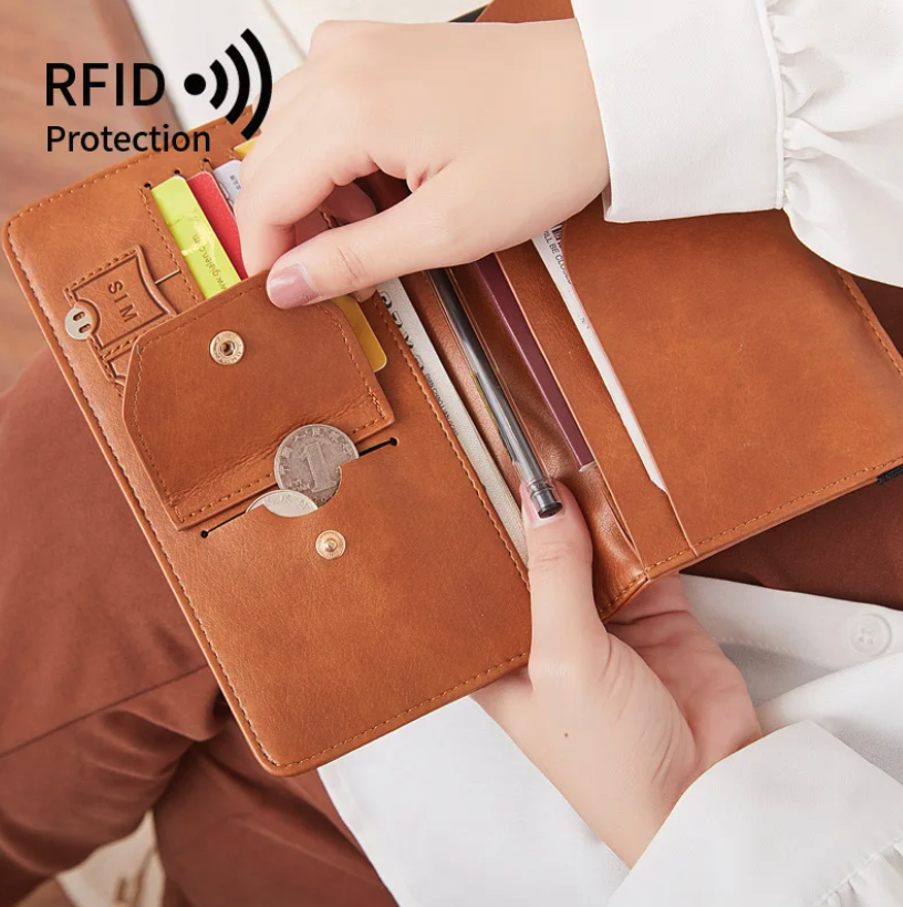 Secure Travels Leather Passport Case - Nova Prices