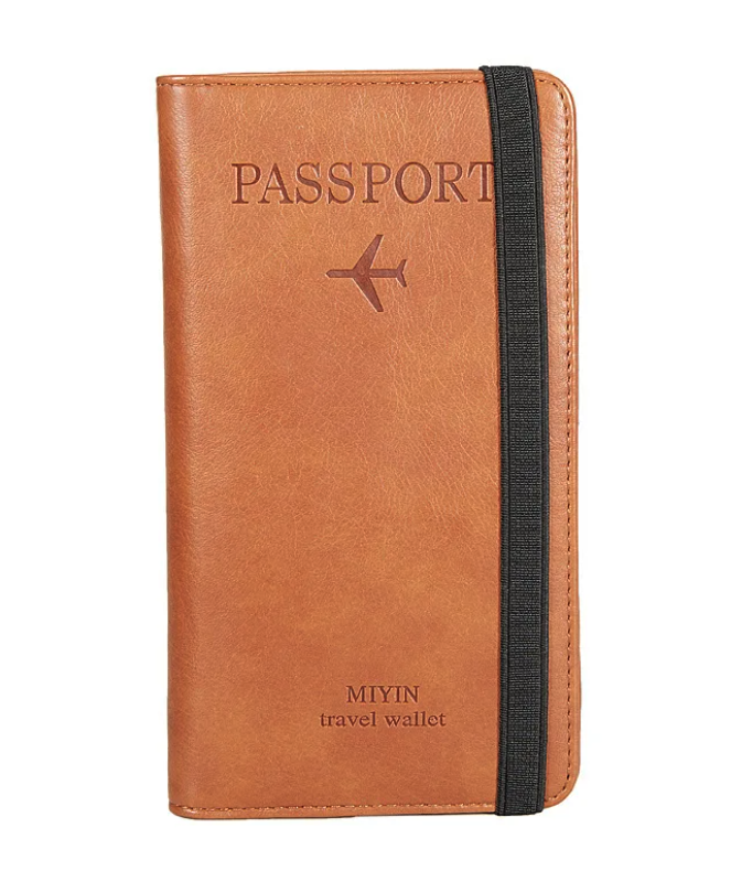 Secure Travels Leather Passport Case - Nova Prices