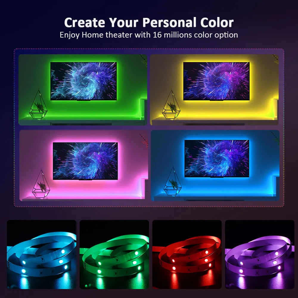 ColorRGB 5050 Led Bluetooth Backlight 16millon colors - Nova Prices