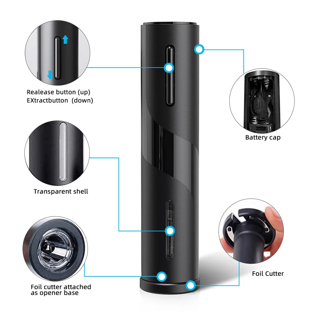 Electric Wine Opener Automatic Corkscrew - Nova Prices