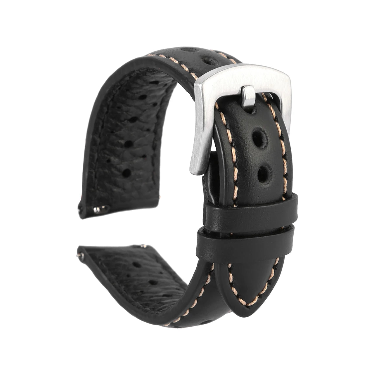 Watchband Cowhide Leather Watch Strap 18-19-22mm Vintage - Nova Prices