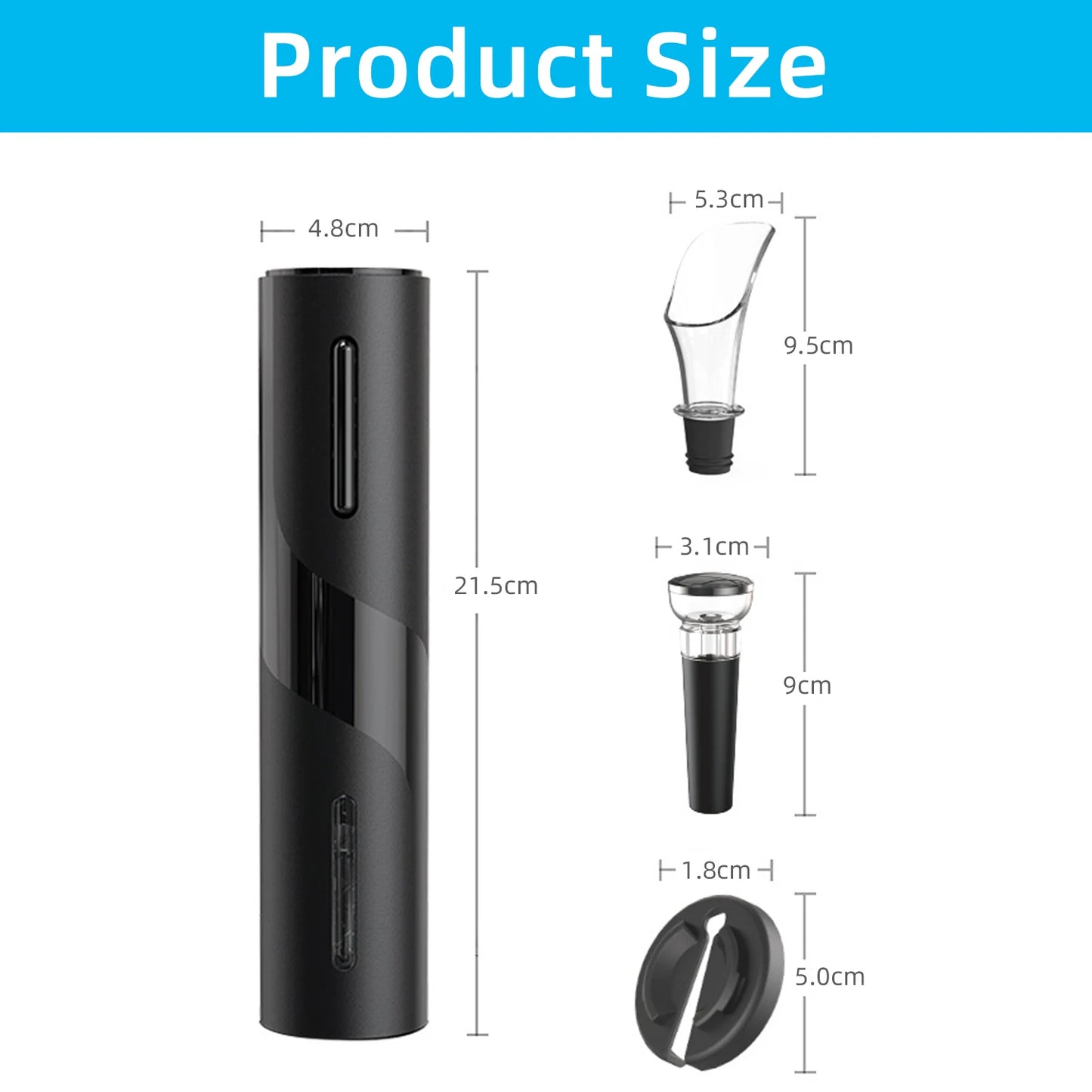 Electric Wine Opener Automatic Corkscrew - Nova Prices