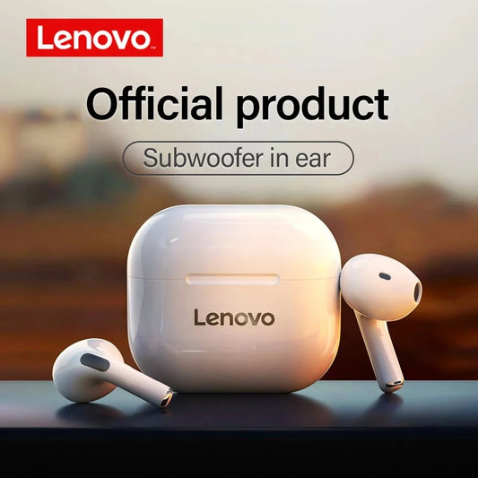 Original Lenovo LP40 wireless headphones TWS Bluetooth Earphones - Nova Prices