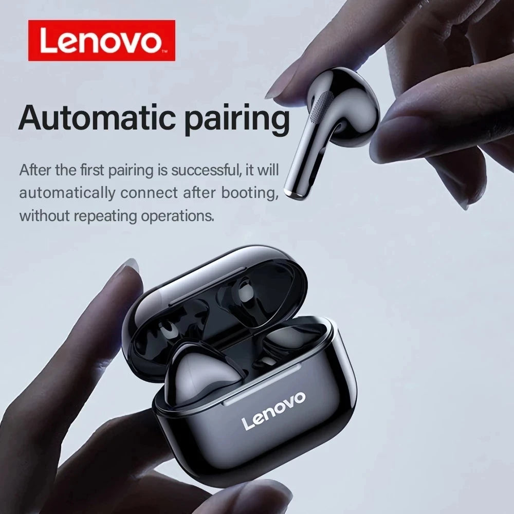 Original Lenovo LP40 wireless headphones TWS Bluetooth Earphones - Nova Prices