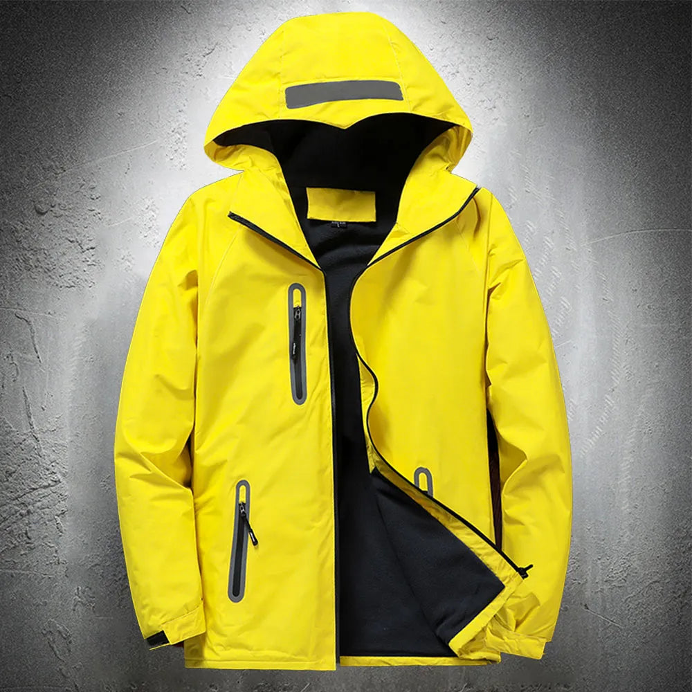 2024 Men Autumn Thin Outdoor Jacket Waterproof Reflective - Nova Prices