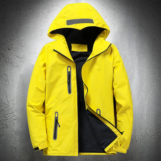 2024 Men Autumn Thin Outdoor Jacket Waterproof Reflective - Nova Prices