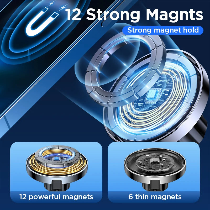 Joyroom 15W Qi Magnetic Car Phone Holder Wireless Charger - Nova Prices