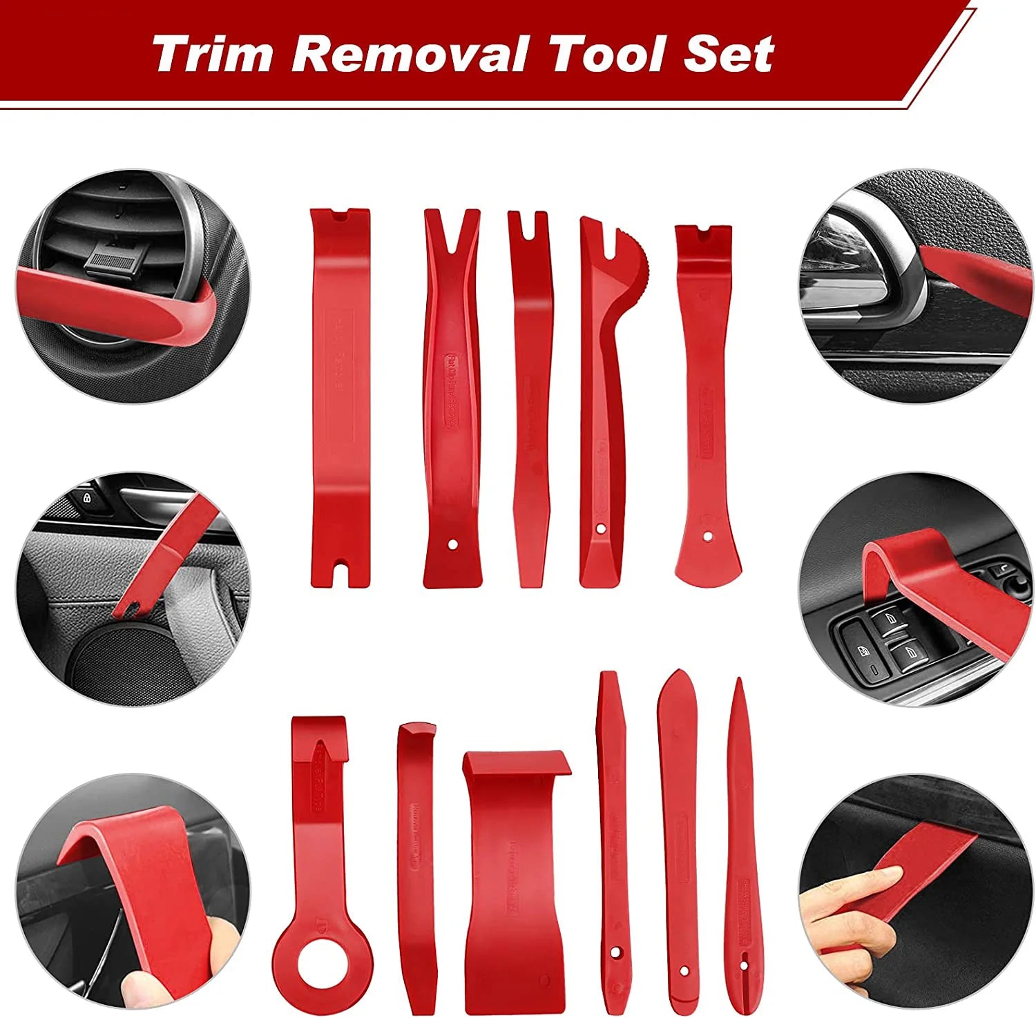 Plastic Trim Removal Tool Car Clips Puller Diy Panel Tools For Auto - Nova Prices