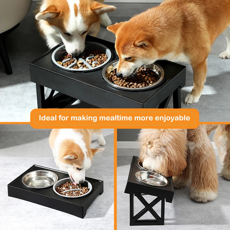 Elevated Dog Bowls 3 Adjustable Heights - Nova Prices