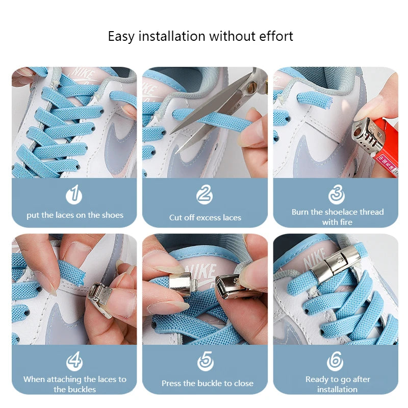 PrecisionFit Elastic Shoelaces - Advanced No-Tie Solution for Sneakers - Nova Prices