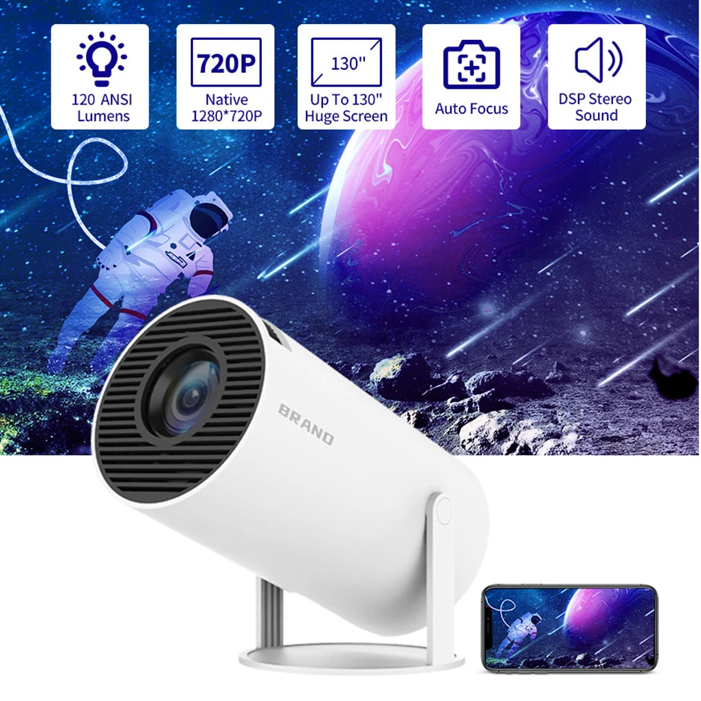 Projector 4K Android 11 Dual Wifi6 Home Cinema - Nova Prices