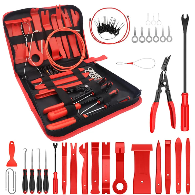 Plastic Trim Removal Tool Car Clips Puller Diy Panel Tools For Auto - Nova Prices