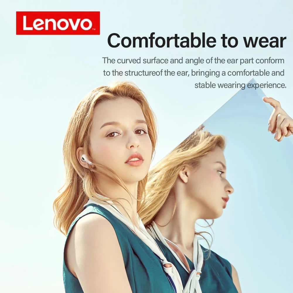 Original Lenovo LP40 wireless headphones TWS Bluetooth Earphones - Nova Prices