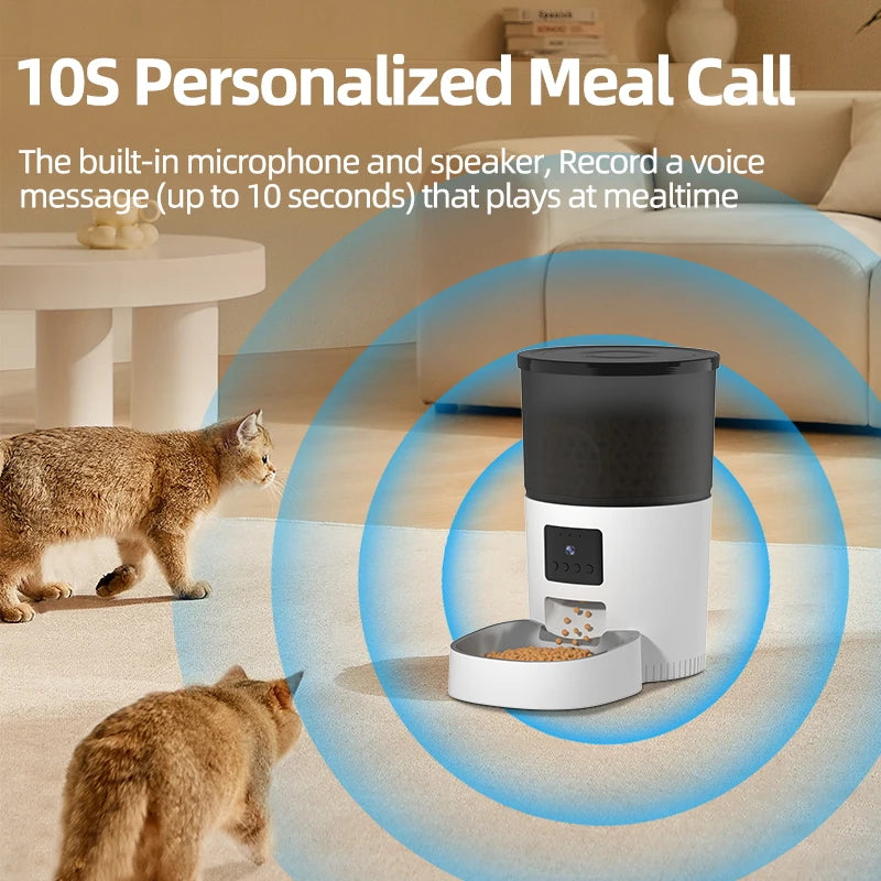 ROJECO Automatic Cat Feeder With Camera Video - Nova Prices