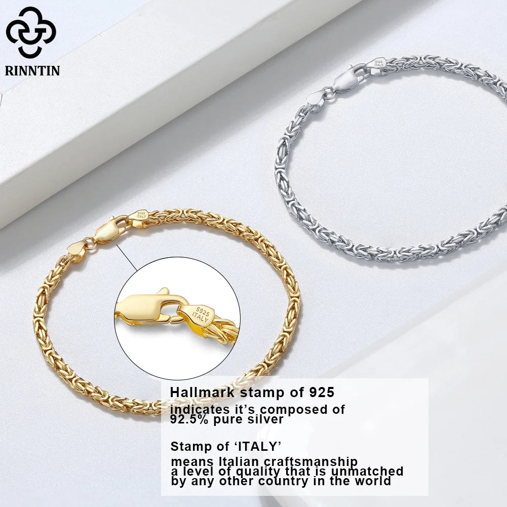 Rinntin Luxury 925 Sterling Silver Bracelet - Nova Prices
