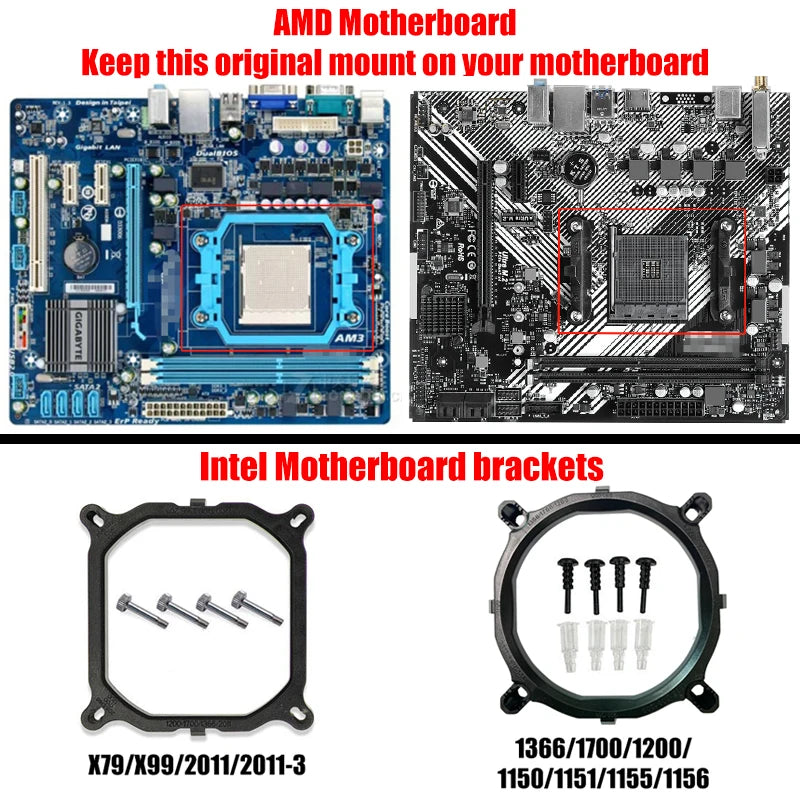 CPU Cooler 6 Heatpipes ARGB 4PIN PWM Processor Cooling Fan - Nova Prices
