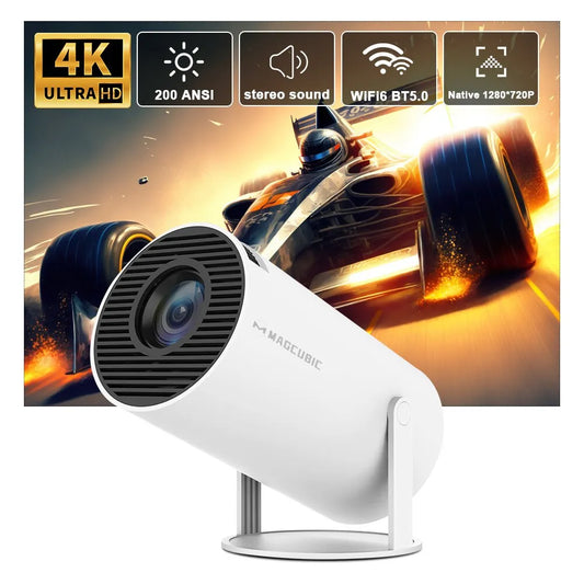 Magcubic Projector Hy300 4K Android 11 Dual Wifi6 200 ANSI - Nova Prices