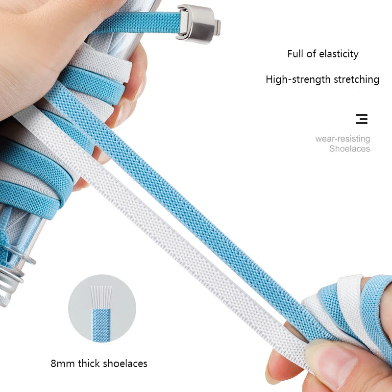 PrecisionFit Elastic Shoelaces - Advanced No-Tie Solution for Sneakers - Nova Prices