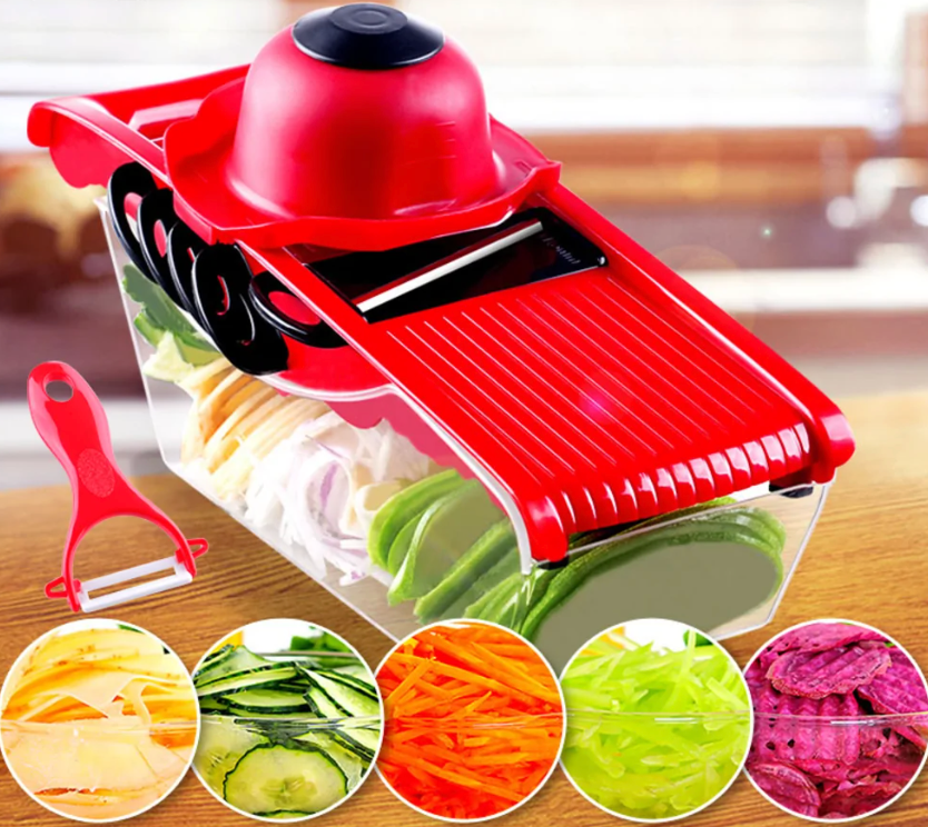 Multifunction Kitchen Slicer 6 Blades - Nova Prices