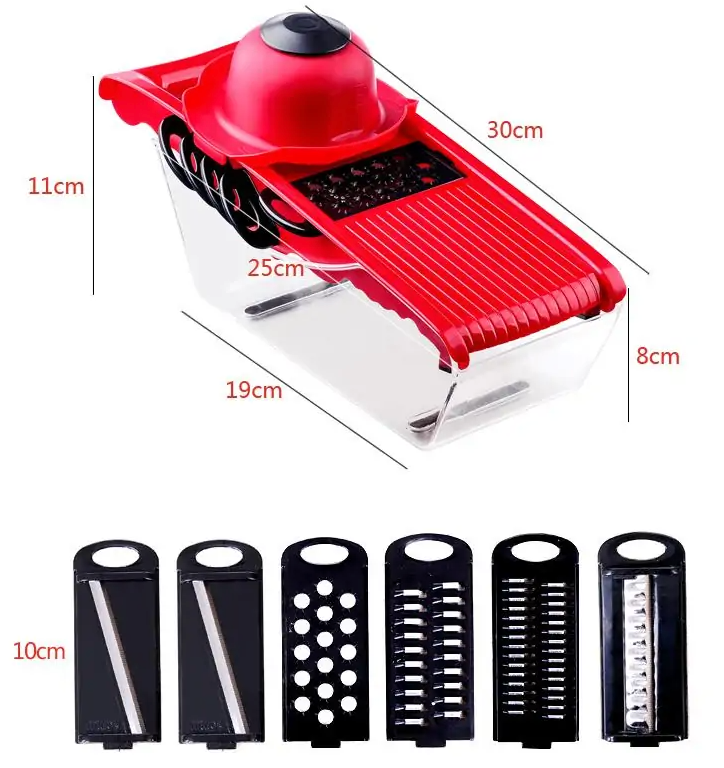 Multifunction Kitchen Slicer 6 Blades - Nova Prices