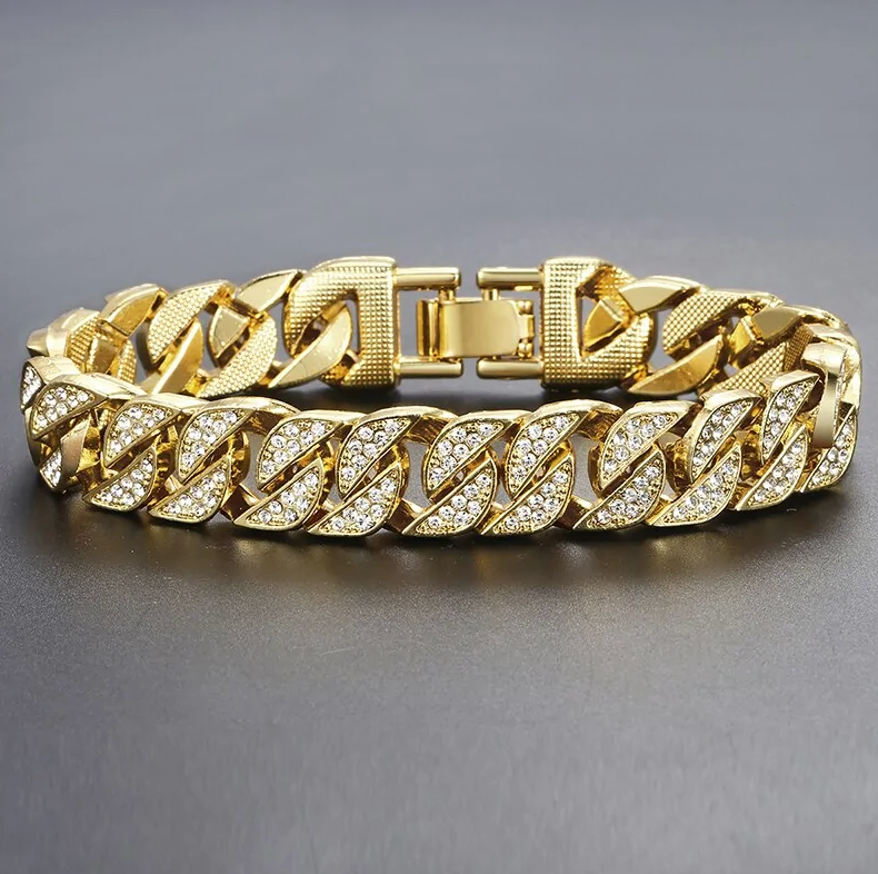 Miami Gold Curb Cuban Bracelet - Nova Prices