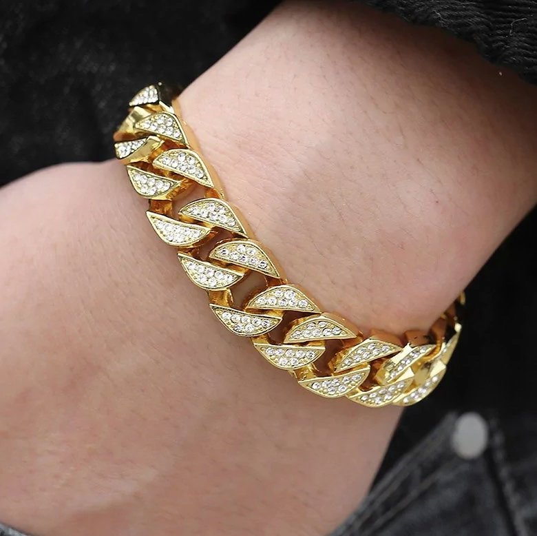 Miami Gold Curb Cuban Bracelet - Nova Prices