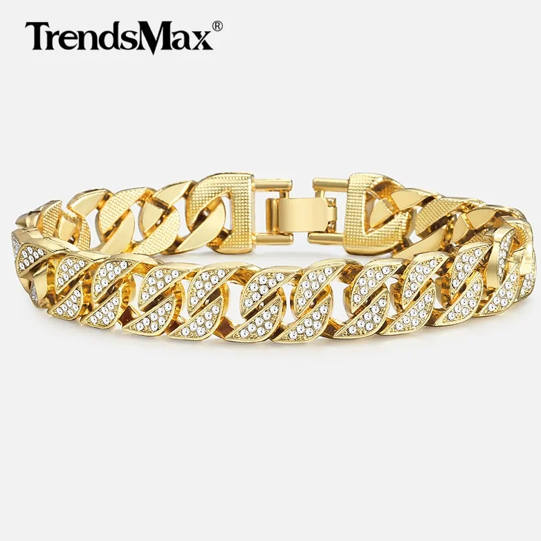 Miami Gold Curb Cuban Bracelet - Nova Prices