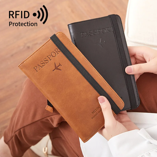 Secure Travels Leather Passport Case - Nova Prices