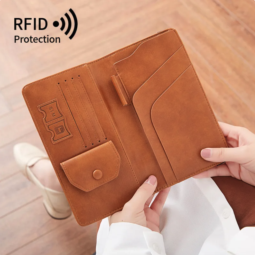 Secure Travels Leather Passport Case - Nova Prices