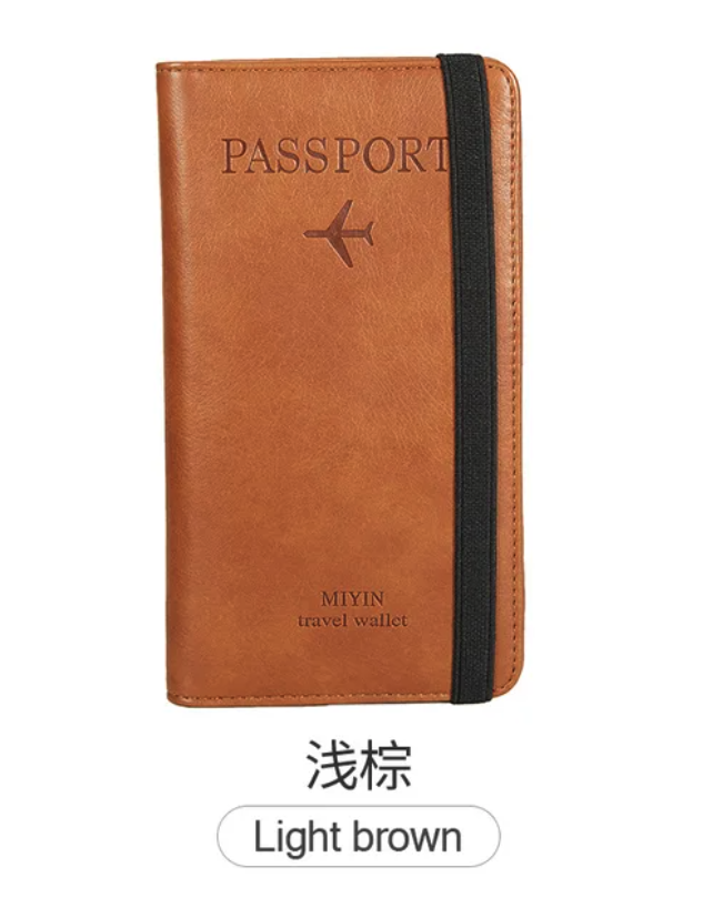 Secure Travels Leather Passport Case - Nova Prices